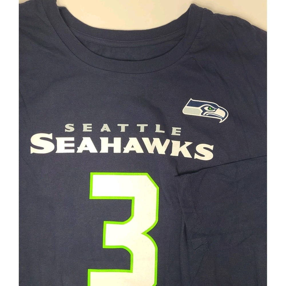 NWT Seattle Seahawks Russell Wilson #3 Shirt 4X NFL‎ Majestic Big & Tall